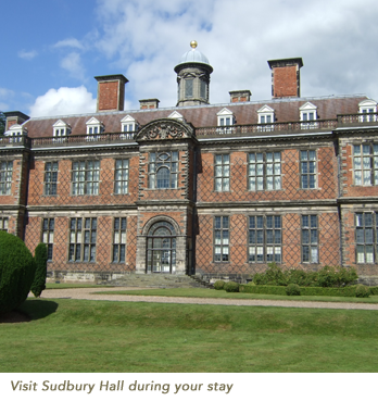 Visit Sudbury Hall during your stay